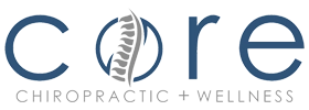 Core Chiropractic + Wellness sidebar logo.